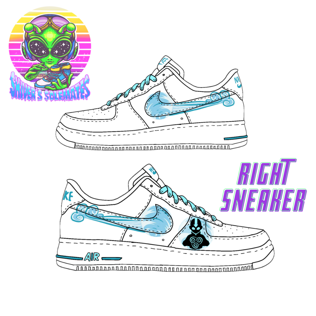 Custom AF1 Low Sneakers for Tanaya Shivers SoleMates